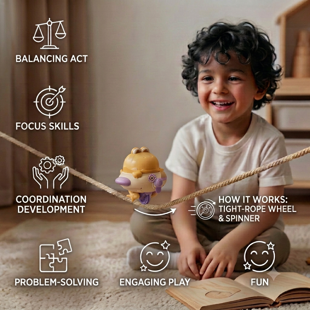 Dino Balance Spinner Toy for Kids
