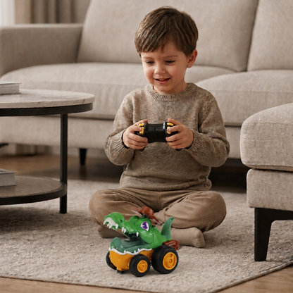 Remote Control Crocodile Stunt Car – Lights, Spray & Sound Effects