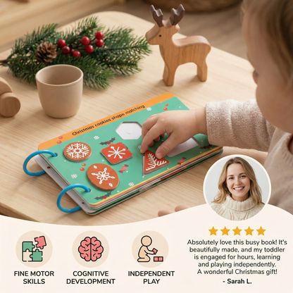Montessori Christmas Busy Book