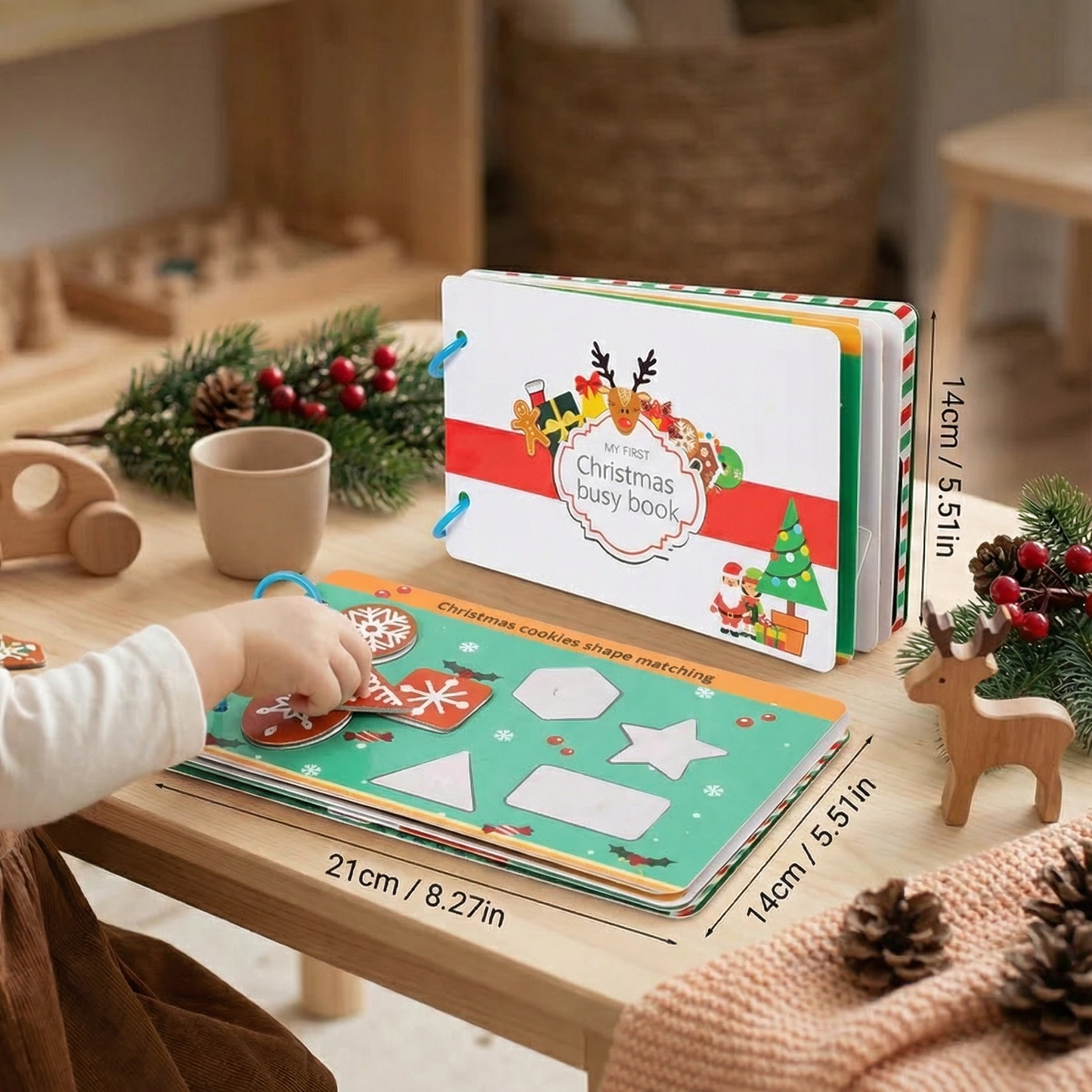 Montessori Christmas Busy Book