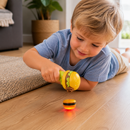 Kids’ 2-in-1 Spinning Top & Flying Spinner Launcher