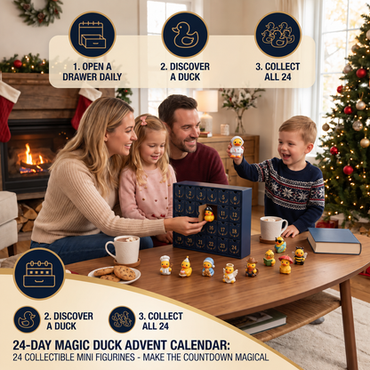 24-Day Magic Duck Advent Calendar with Collectible Mini Figurines
