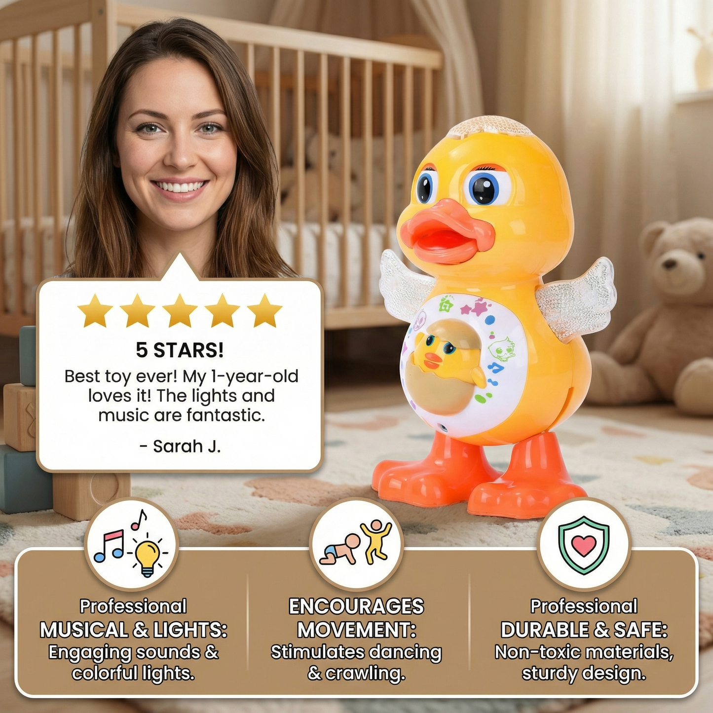 Dancing Baby Duck Toy