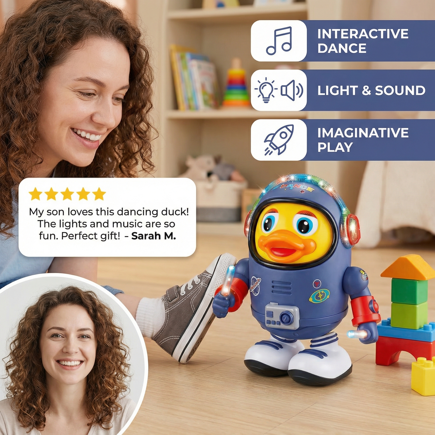 Dancing Astronaut Duck