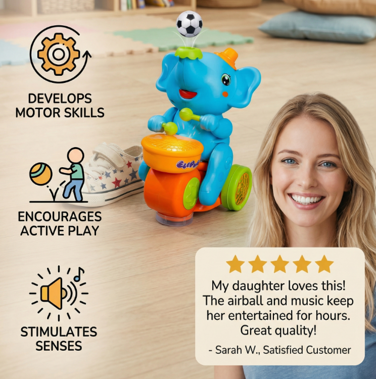 Elephant Airball Toy
