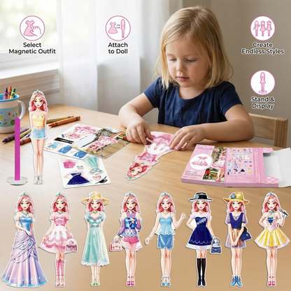 Magnetic Fashion Play Set for Children