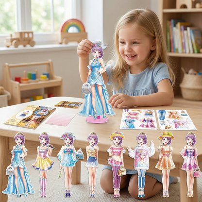 Magnetic Fashion Play Set for Children