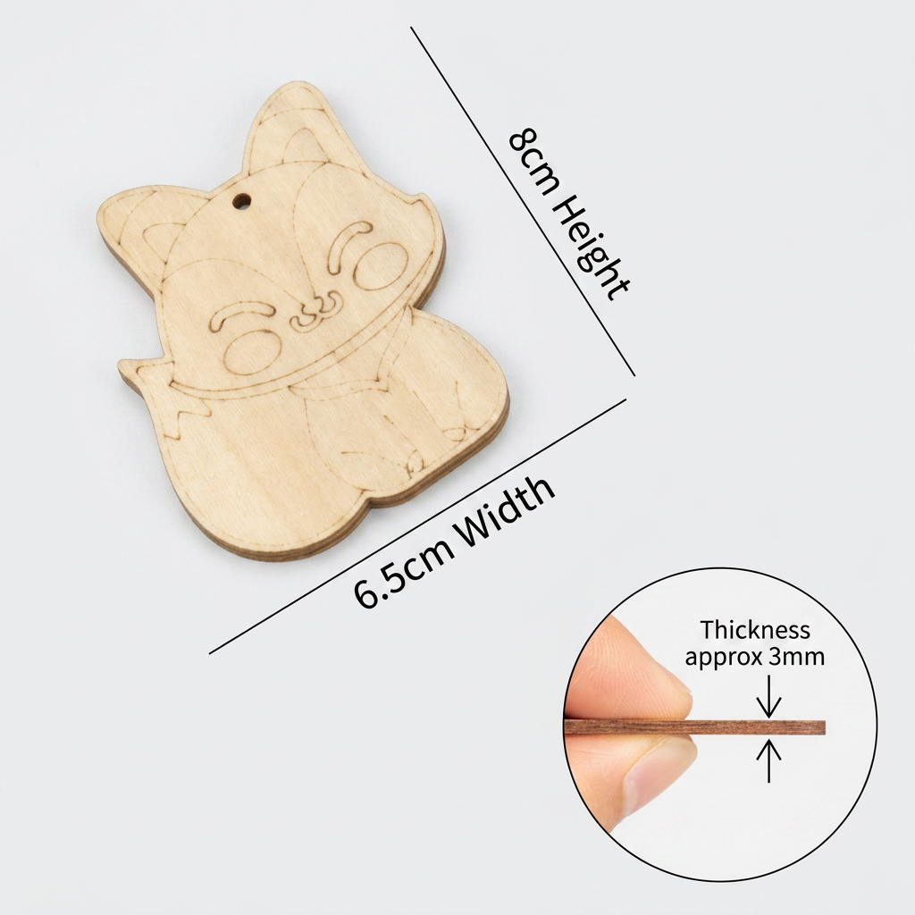 DIY Wooden Paint & Play Craft Kit for Kids