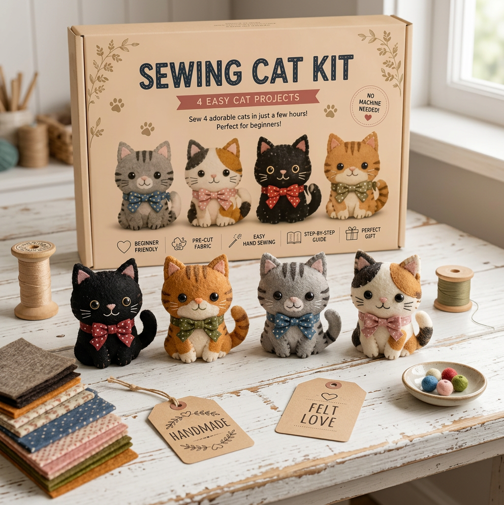 DIY Plush Sewing Kit – Make Your Own Cute Character
