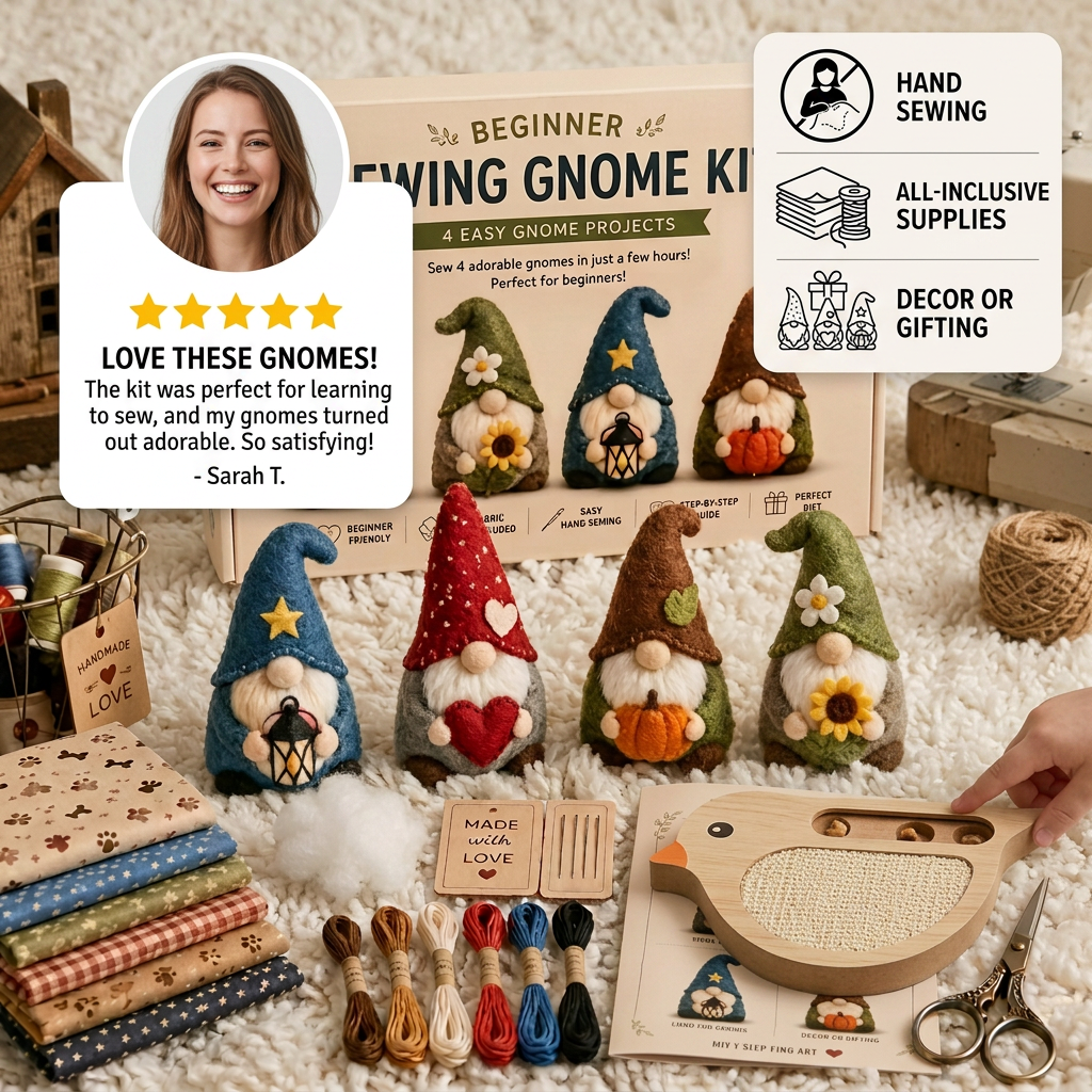 DIY Plush Sewing Kit – Make Your Own Cute Character