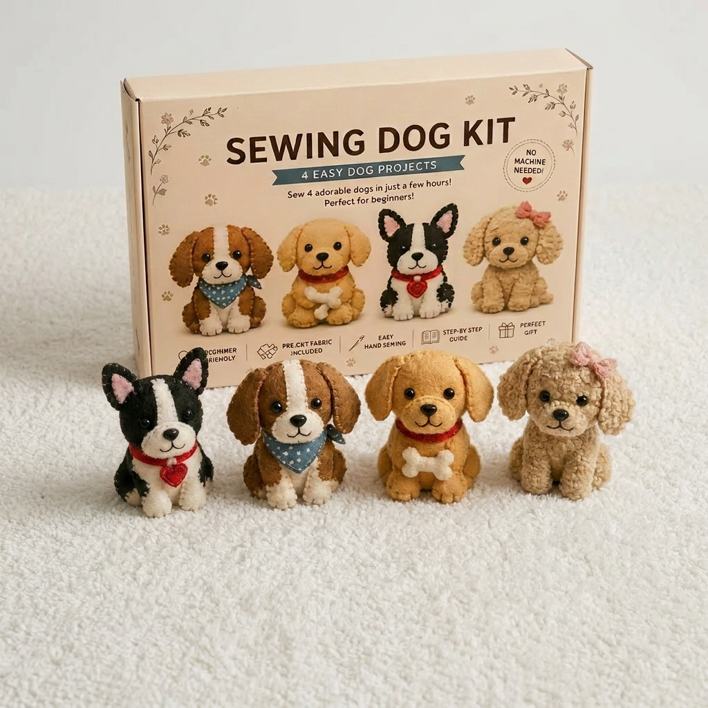 DIY Plush Sewing Kit – Make Your Own Cute Character