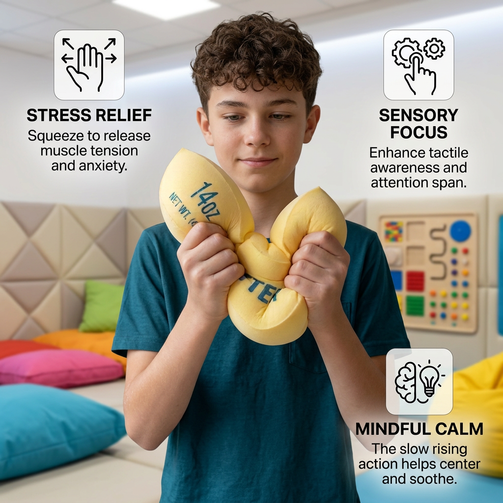 Jumbo Squishy Butter Stick – Slow-Rise Stress Ball & Sensory Fidget Toy