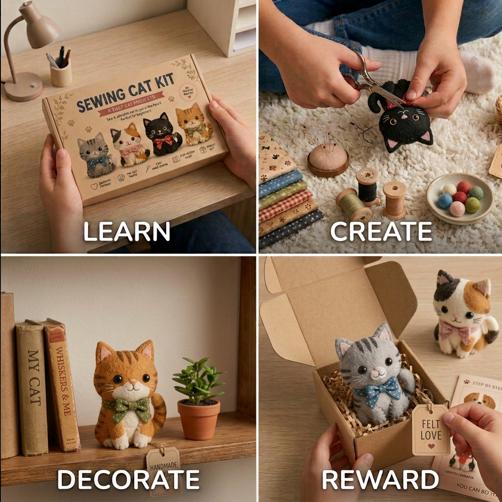DIY Plush Sewing Kit – Make Your Own Cute Character