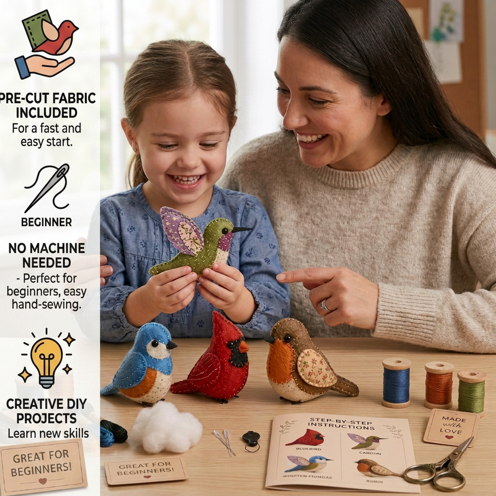 DIY Plush Sewing Kit – Make Your Own Cute Character