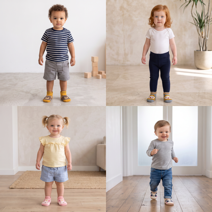 Non-Slip Cartoon Sock Shoes for Babies & Toddlers