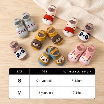 Non-Slip Cartoon Sock Shoes for Babies & Toddlers
