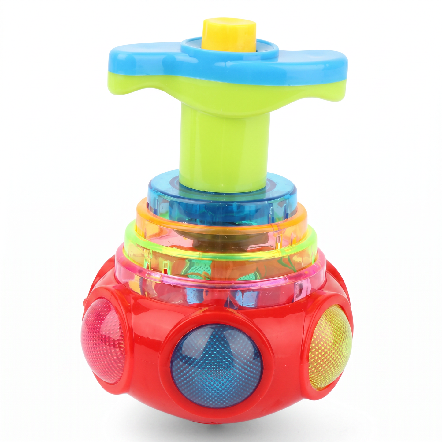 Interactive Light-Up Musical Spinning Top Toy for Kids