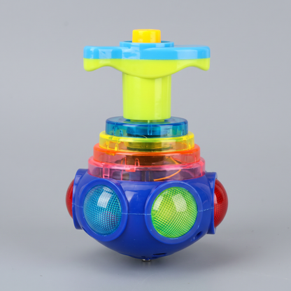 Interactive Light-Up Musical Spinning Top Toy for Kids