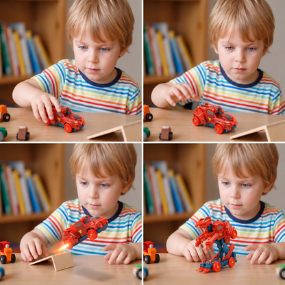 Jumping Transforming Racing Car Toy