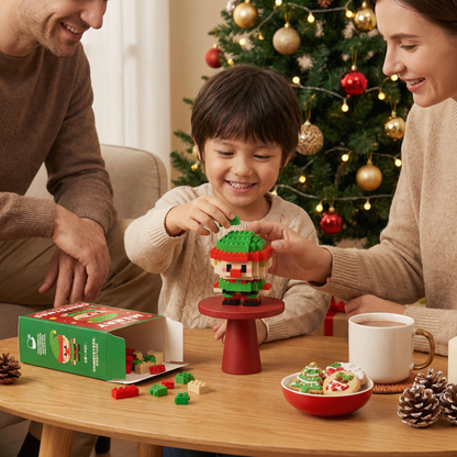 Building block Christmas figures – fun for the whole family