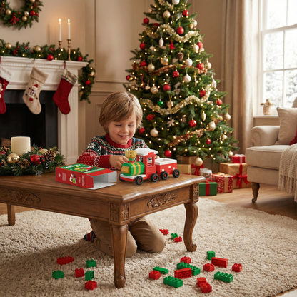 Building block Christmas figures – fun for the whole family