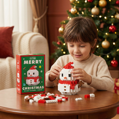 Building block Christmas figures – fun for the whole family