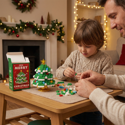 Building block Christmas figures – fun for the whole family