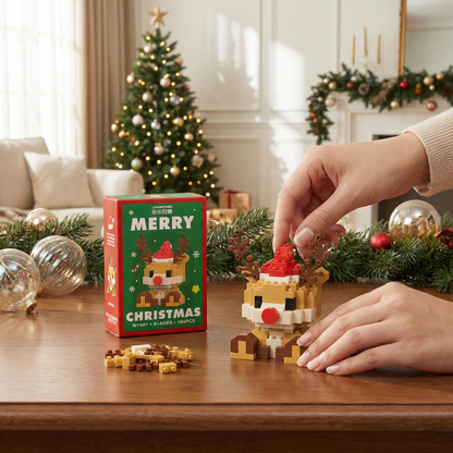 Building block Christmas figures – fun for the whole family