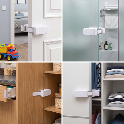 No-Drill Child Safety Door Lock