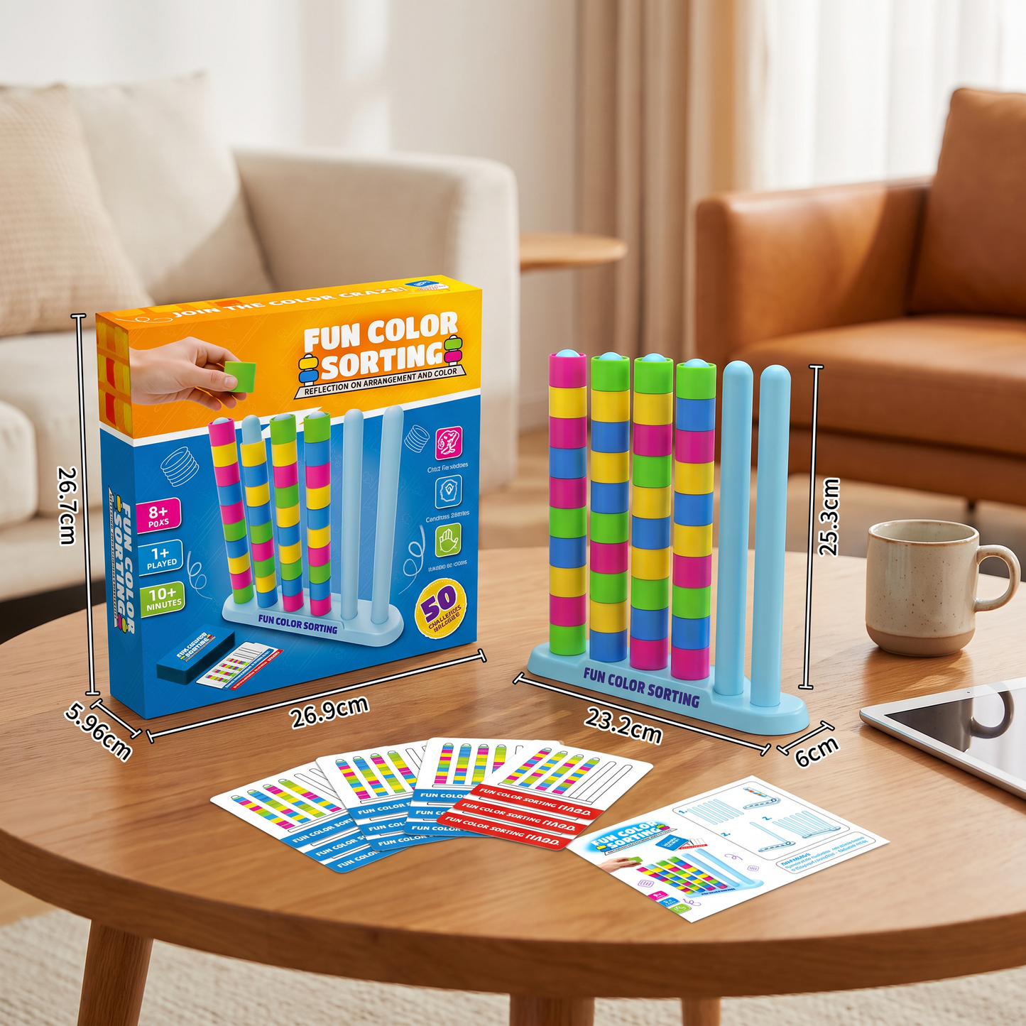 Color Stack Challenge – Fast-Paced Color Matching Party & Family Game