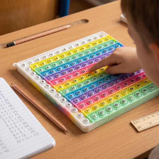 Rainbow Pop Math – Multiplication Fidget Learning Toy