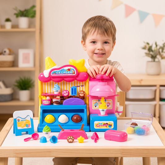 DIY Ice Cream Clay Maker Playset