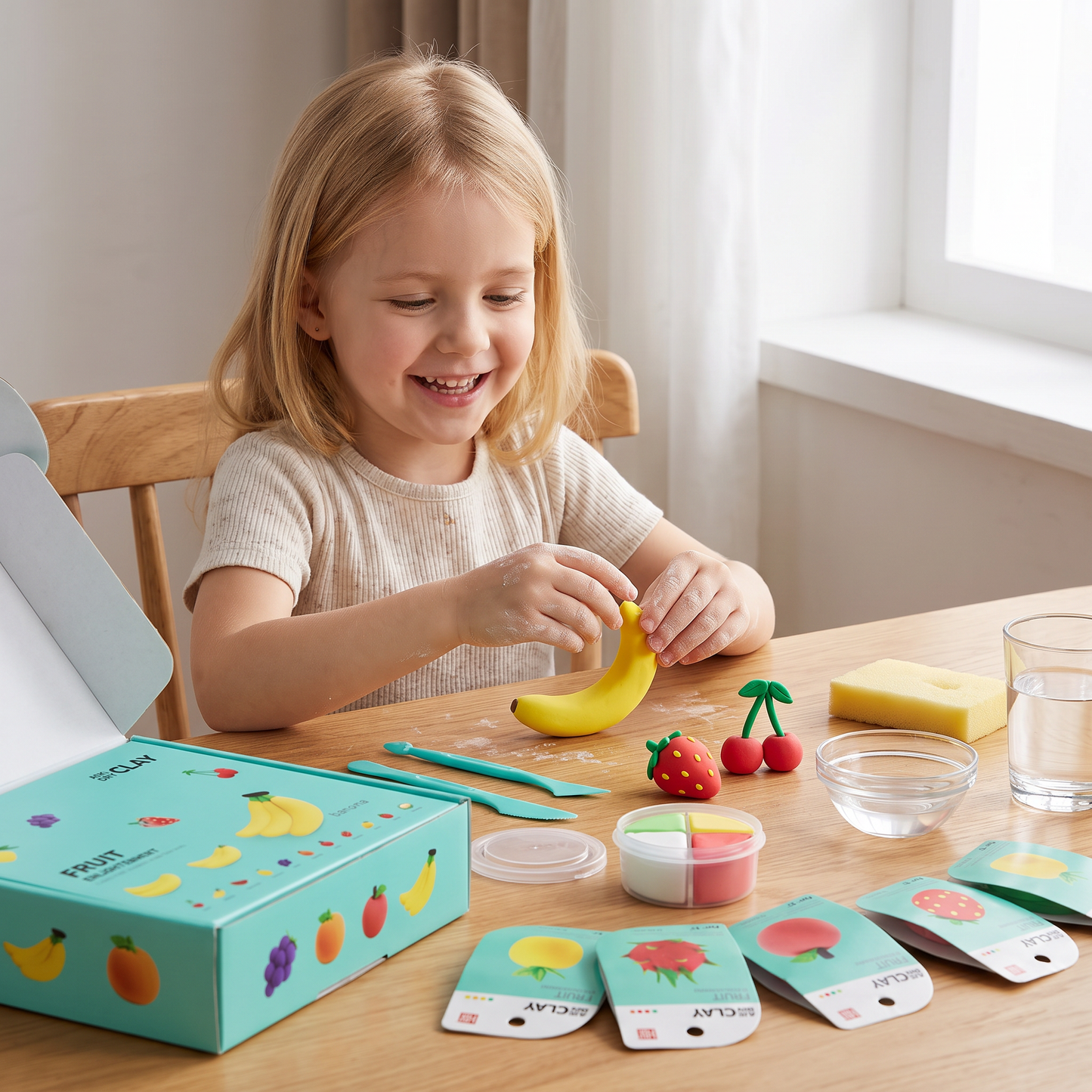 DIY Air Dry Clay Craft Kits for Kids