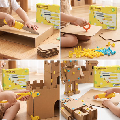 Kids Cardboard Construction Tool Kit