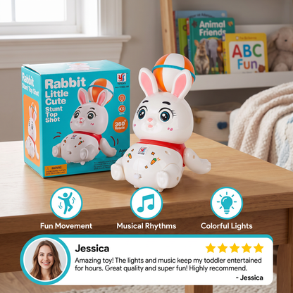 Interactive Dancing Rabbit Toy – Lights, Music & Fun Movement