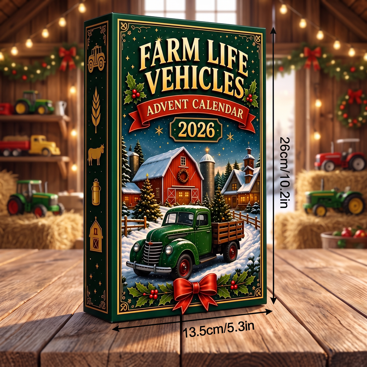 24-Day Farm Vehicles Christmas Advent Calendar