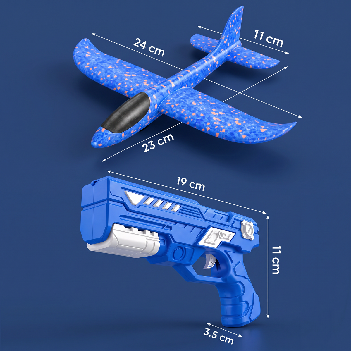 Foam Glider Airplane Launcher Set