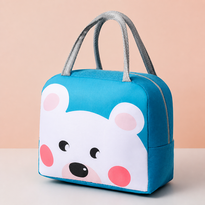 Cartoon Animal Insulated Lunch Bag for Kids