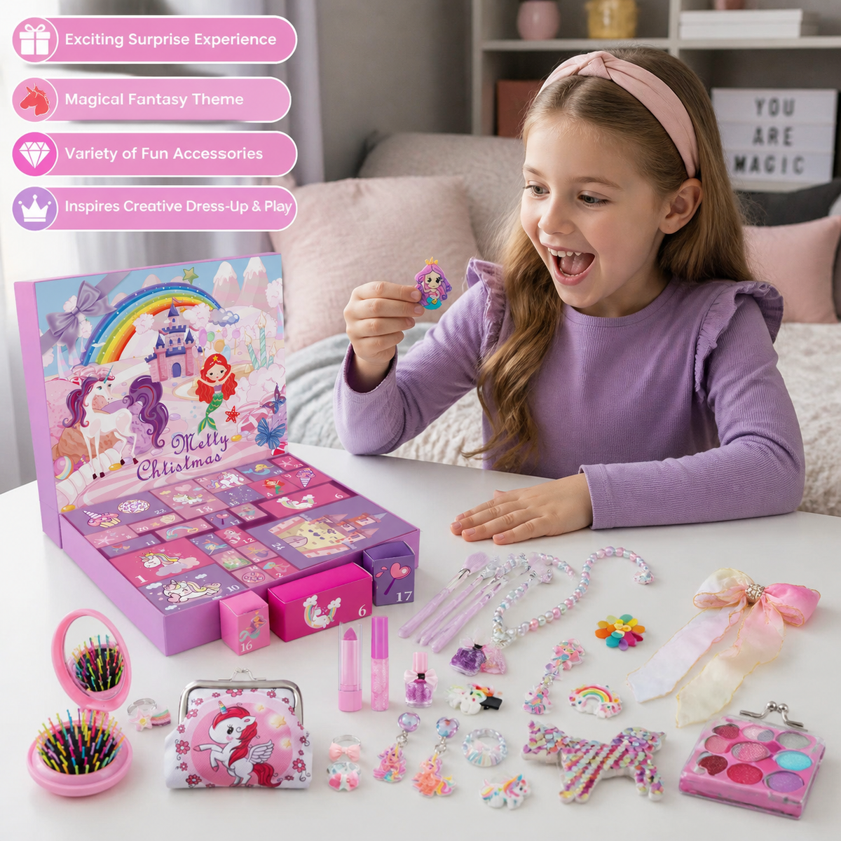 Unicorn & Princess Surprise Advent Calendar for Girls