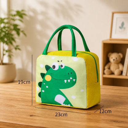 Cartoon Animal Insulated Lunch Bag for Kids