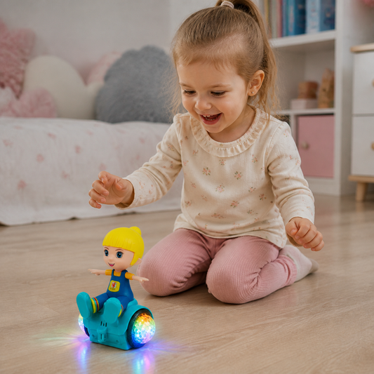 Interactive 360° Dancing Balance Toy with Lights & Music