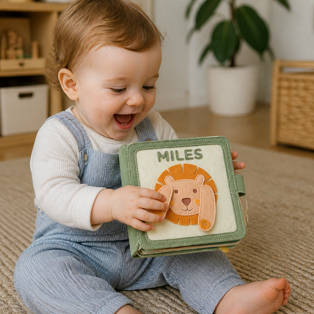 Kids Felt Book Personalized