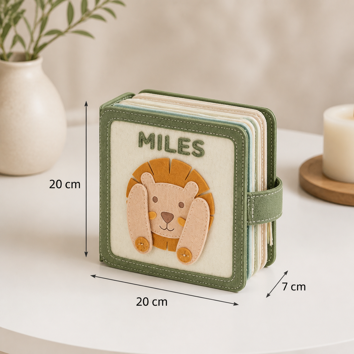 Kids Felt Book Personalized