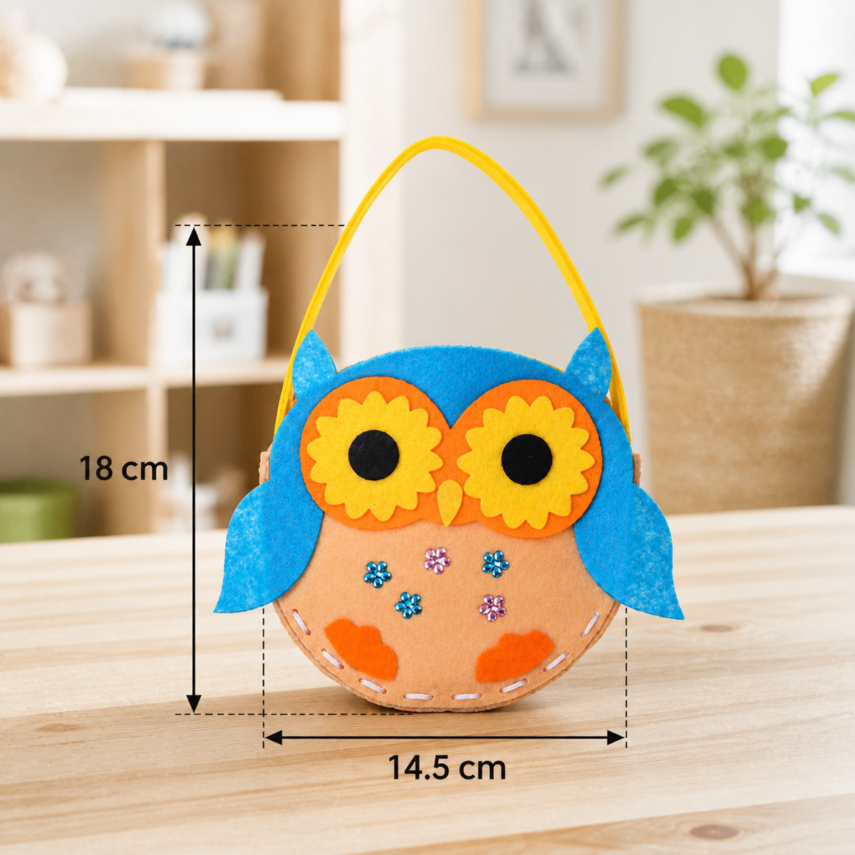 DIY Cute Felt Handbag Sewing Craft Kit for Kids
