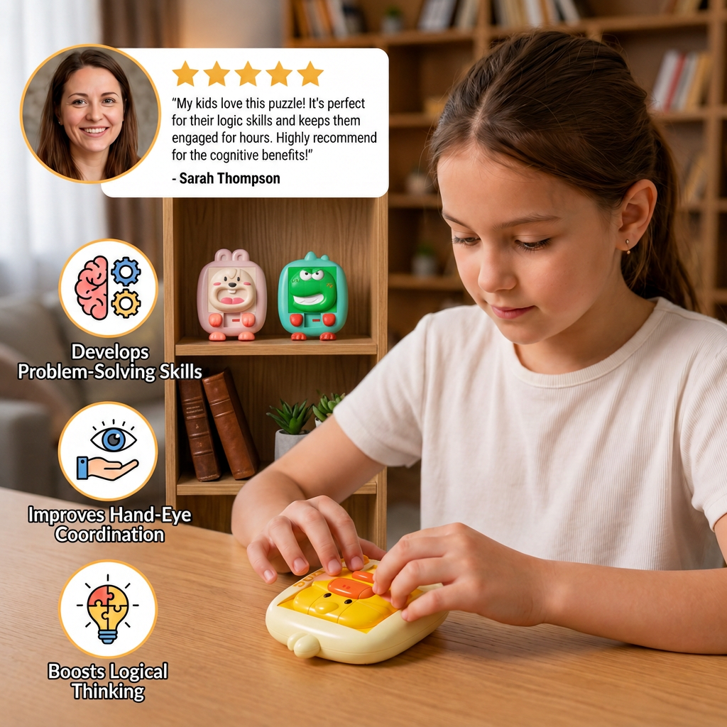 Educational Animal Sliding Puzzle Game