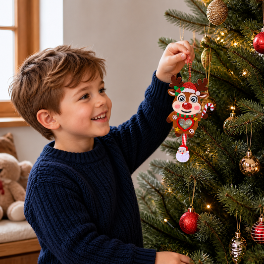 DIY Christmas Shaker Ornament Craft Kit for Kids