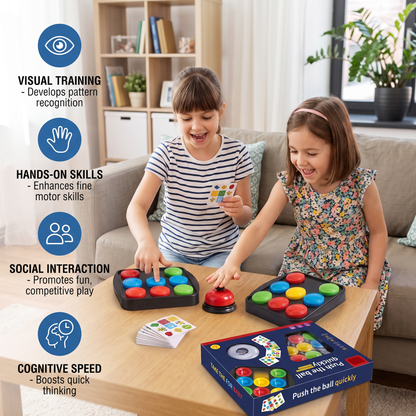 Educational Color Pattern Match Family Bell Game