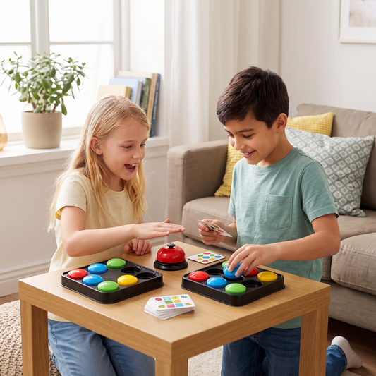 Educational Color Pattern Match Family Bell Game