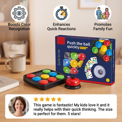 Educational Color Pattern Match Family Bell Game