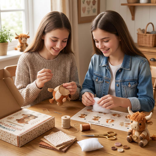 DIY Animal Sewing Kit – Handmade Fabric Ornament Craft Set